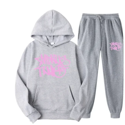 Tracksuit Minus Two Grey Pink